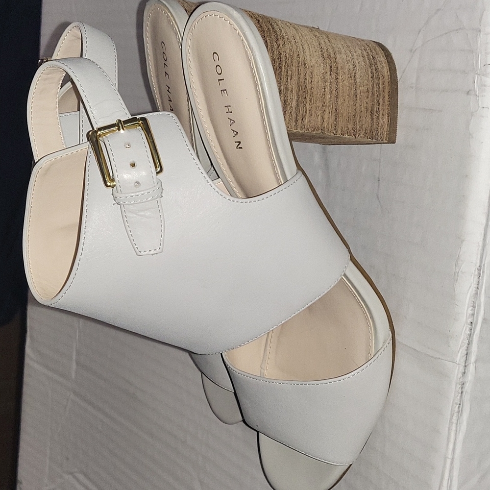 Cole Haan Gray Sandal 8 B - Picture 3 of 8